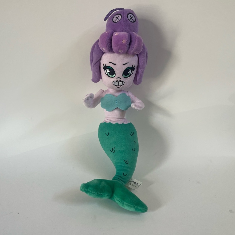 •Cuphead Cala Maria Mermaid 16” Plush Rare•